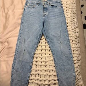 Levi’s Wedgie Icon Fit High Waist Jeans (Tango Light)